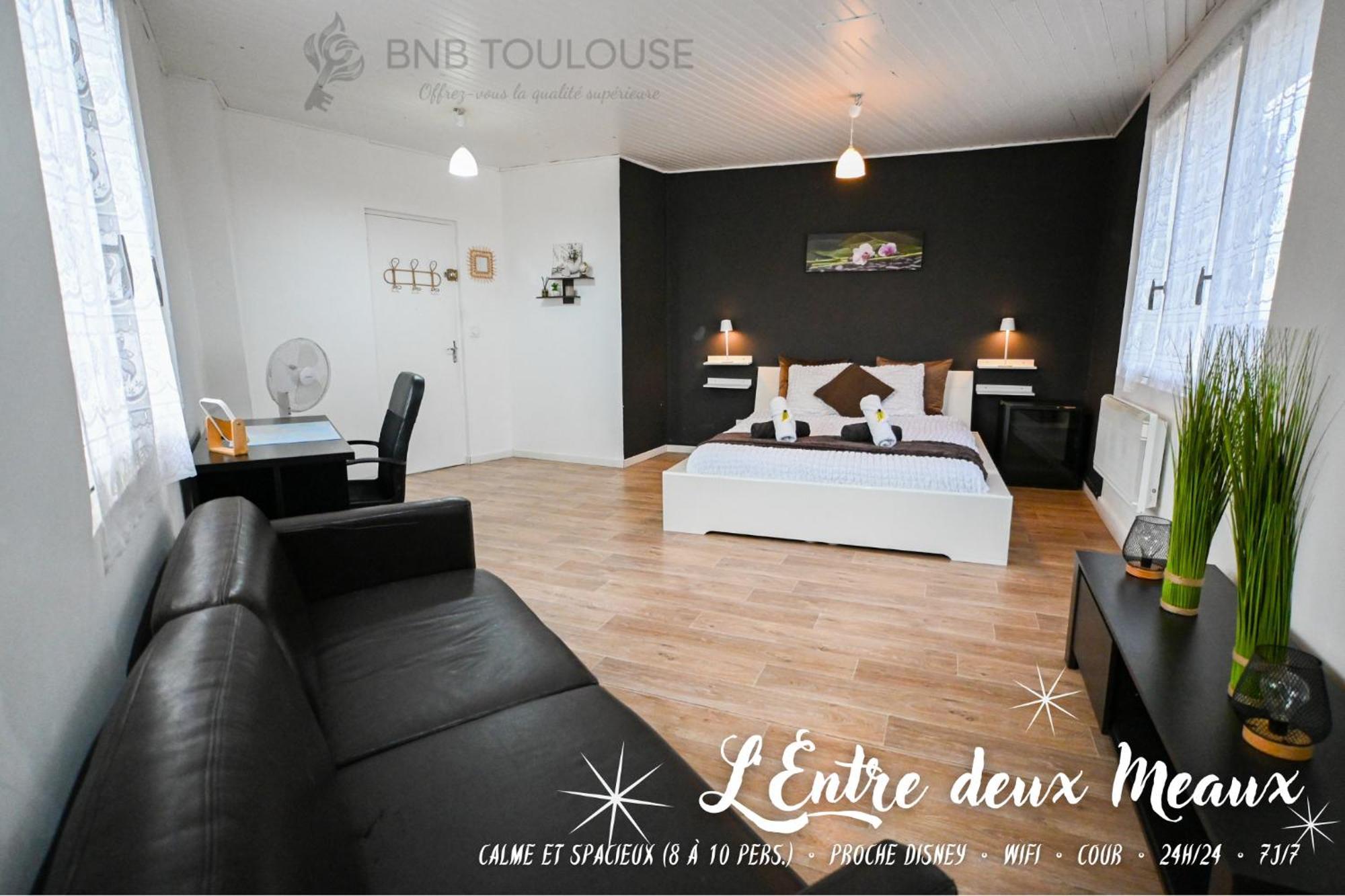 Pause Entre Deux Meaux ► Proche Disneyland Paris ► Wifi ► Netflix ► 24/24H Penchard 외부 사진