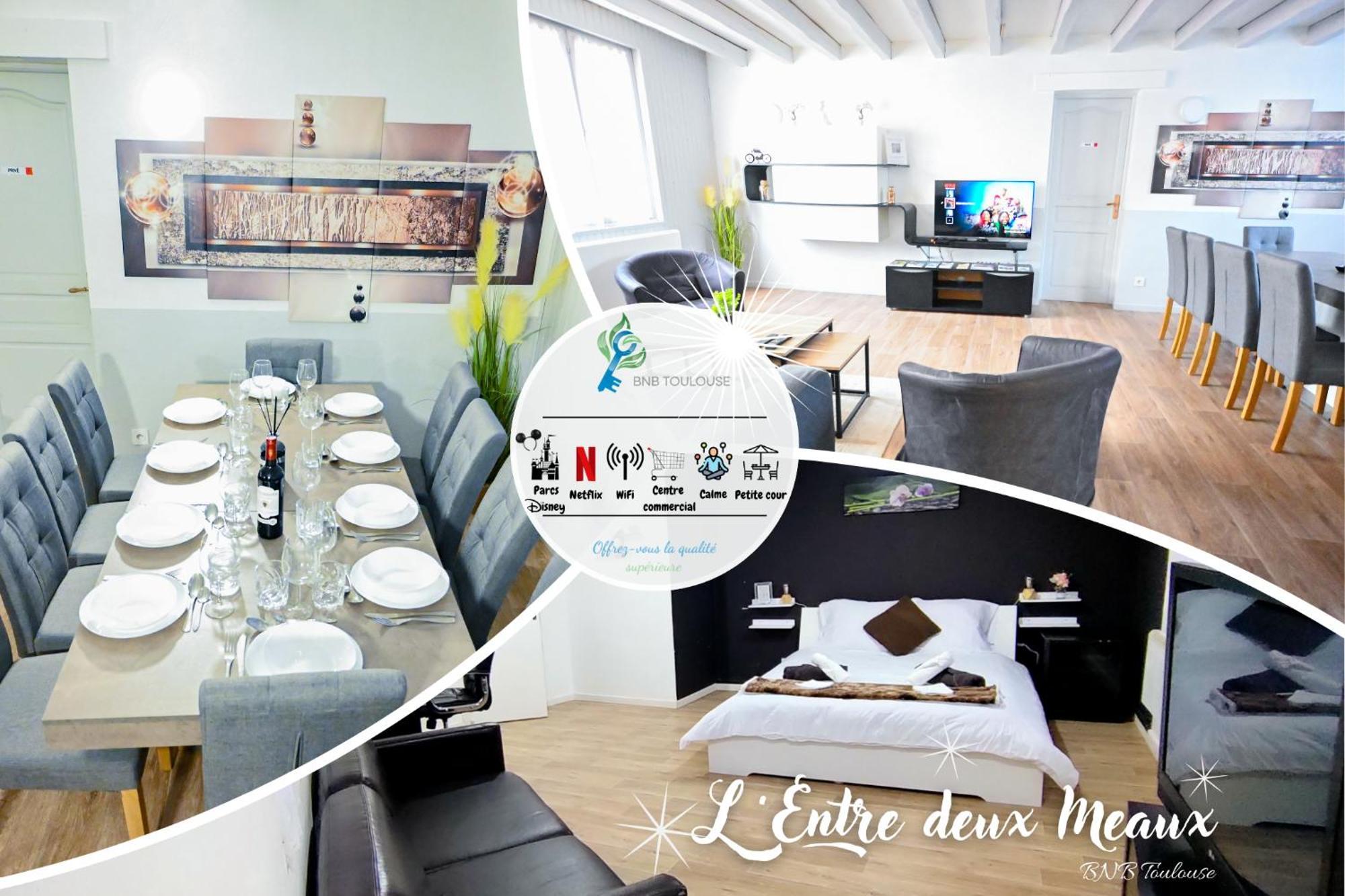Pause Entre Deux Meaux ► Proche Disneyland Paris ► Wifi ► Netflix ► 24/24H Penchard 외부 사진